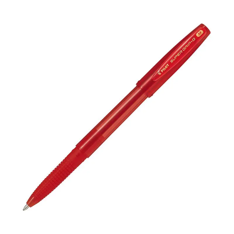 Pilot Super Grip G Ballpoint Pen – Medium 1.0Mm Red Tip 1