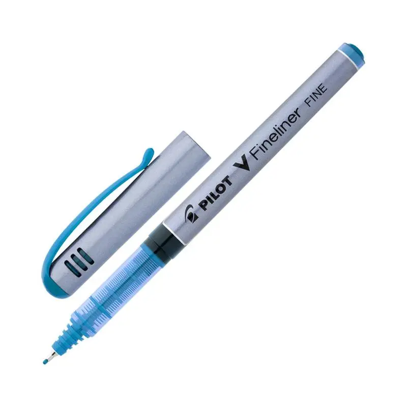 Pilot V-Fineliner Fine Tip Pen — 0.5 Mm, Light Blue Ink, Precision Felt Tip (Sw-Vpp-Lb) 1
