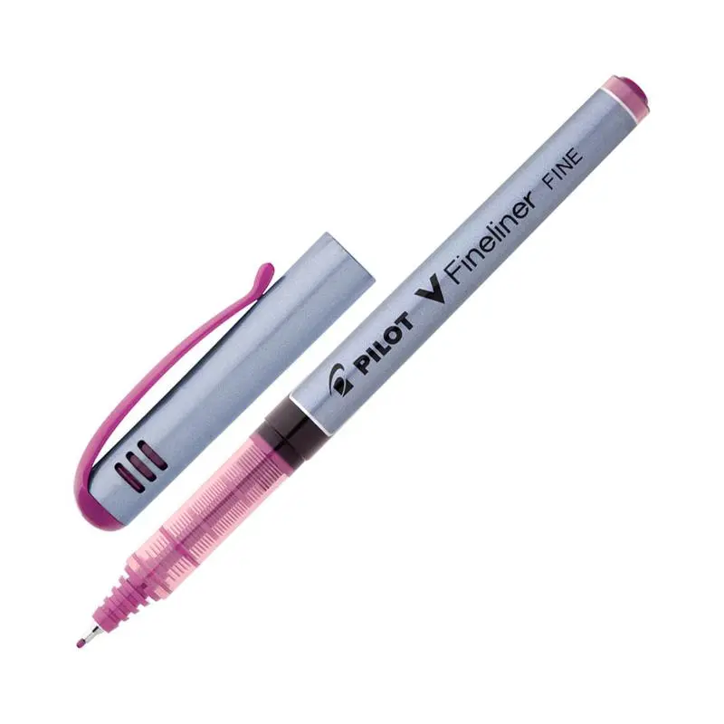 Pilot V-Fineliner Pink Pen – 0.5 Mm Precision Fiber Tip (Sw-Vpp-P) 1