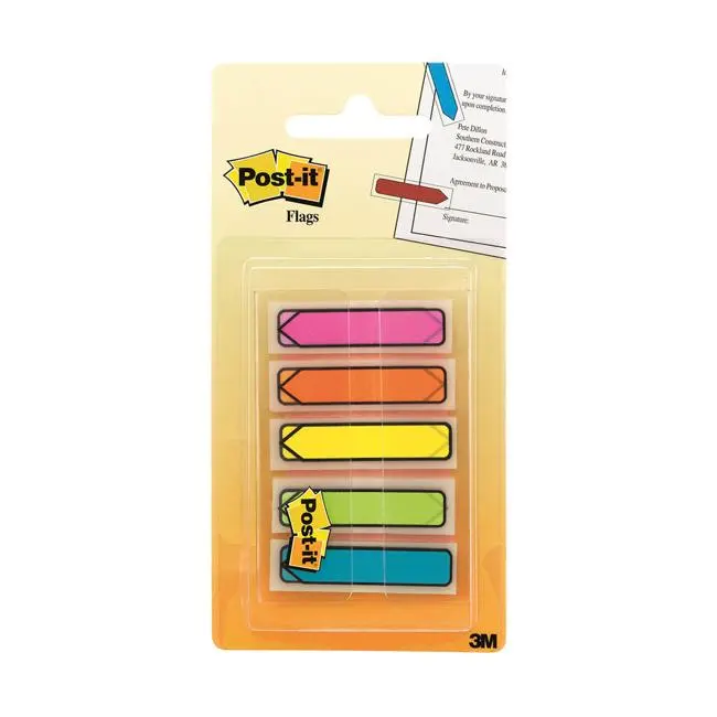 Post-It Bright Arrow Flags – 12 × 43 Mm, 5-Pack (Model 684-Arr2) 1