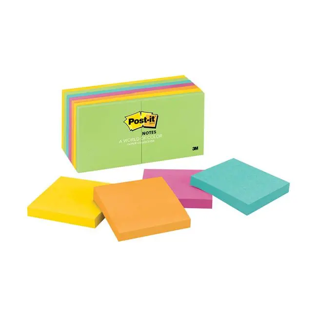 Post-It Jaipur Collection Sticky Notes – 654-14Au, 76 × 76 Mm, Pack Of 14 1