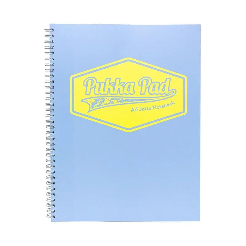 Pukka A4 Pastel Notebook – Blue Cover, 200 Lined Pages 1