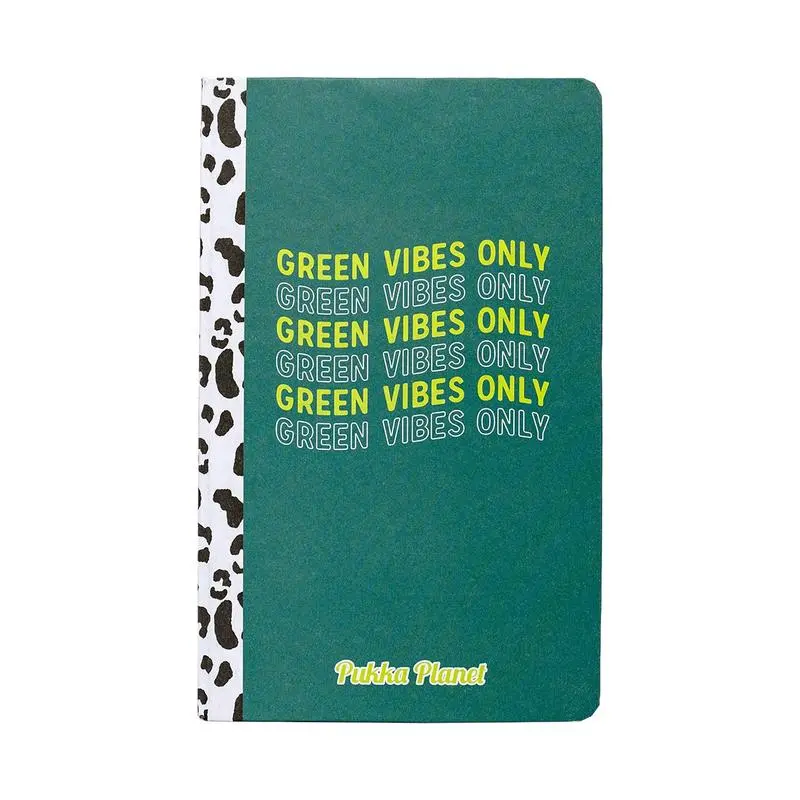 Pukka Green Vibes Notebook – Softcover, 13 × 21 Cm, Eco-Conscious Design (P9704Spp) 1
