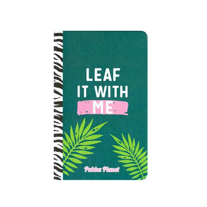 Pukka Planet 'Leaf It With Me' Notebook — 13×21 Cm, Softcover, Eco-Friendly Paper 1