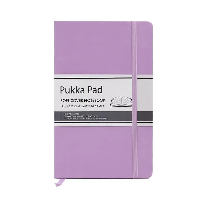 Pukka Softcover Lined Notebook – A5 Size (13 × 21 Cm), Purple Cover (Model P7751Sig) 1