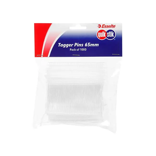 Quikstik Tagger Pins – 65Mm Length, Pack Of 1000 1