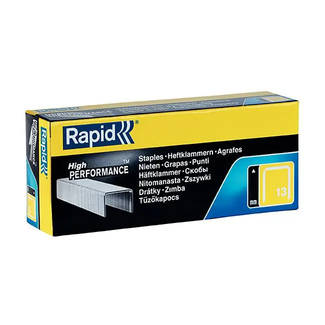 Rapid 13/10Mm Staples – 5000-Pack, Mid-Length Fine-Wire Option 1