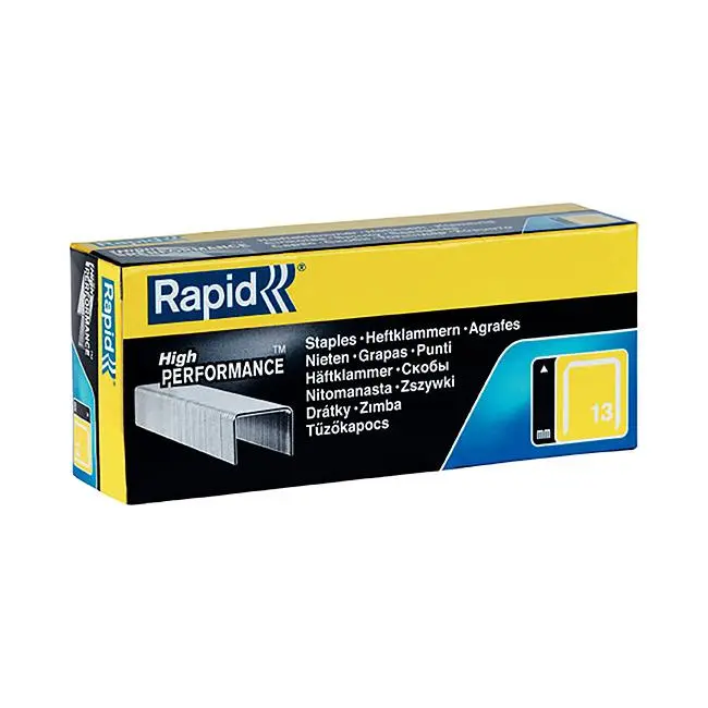 Rapid 13/6Mm Staples – 5000-Pack, Compact Fine-Wire Design 1