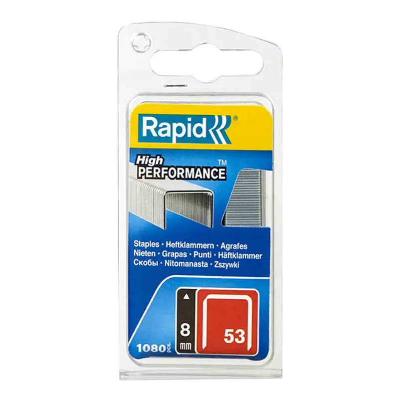 Rapid 53/8 Mm Staples – Heavy-Duty Box (1,080 Staples) 1