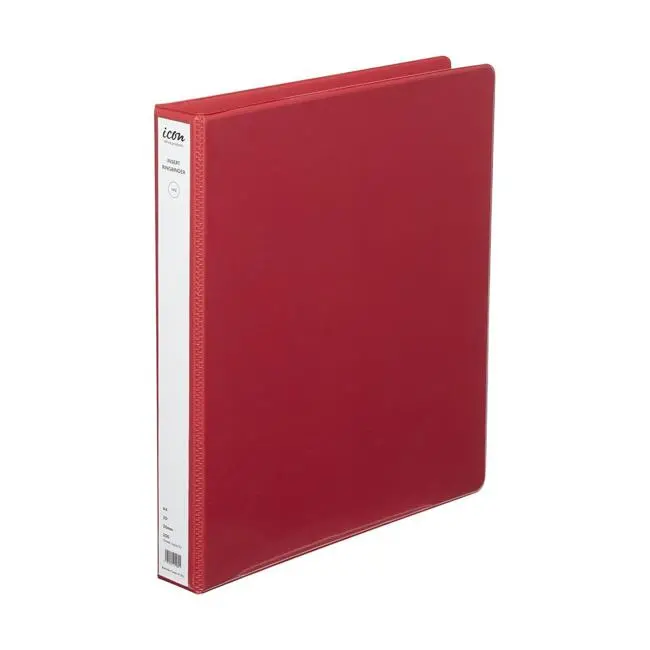 Red A4 Insert Binder – 26Mm Spine, 2-D Ring Mechanism 1