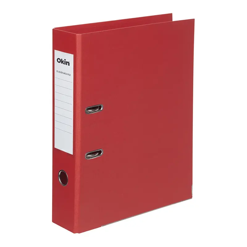 Red Linen A4 Lever Arch File – Fs Style, Professional Filing System 1