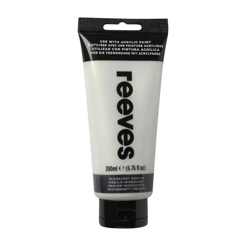 Reeves Iridescent Acrylic Medium – 200 Ml, Metallic Sheen Enhancer 1