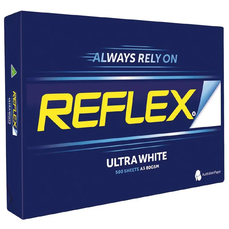 Reflex A3 Copy Paper – 80Gsm, Bright White, 500-Sheet Ream 1