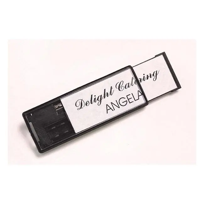 Rexel Id Bubble Name Badge Holders – 5-Pack, Clear Plastic 1