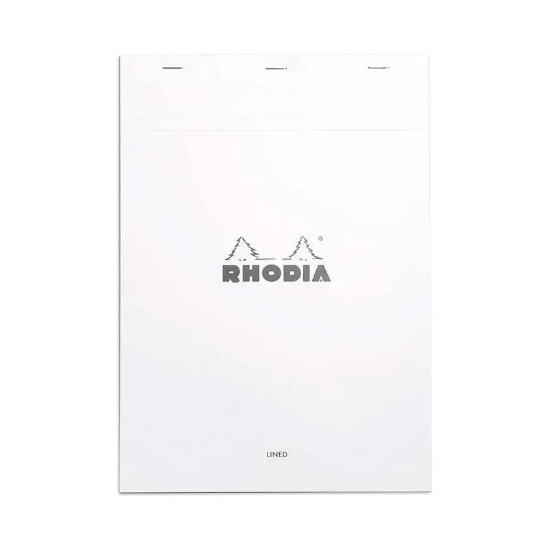 Rhodia A4 Lined Writing Pad – No. 18, 80 White Sheets, Premium Paper 1