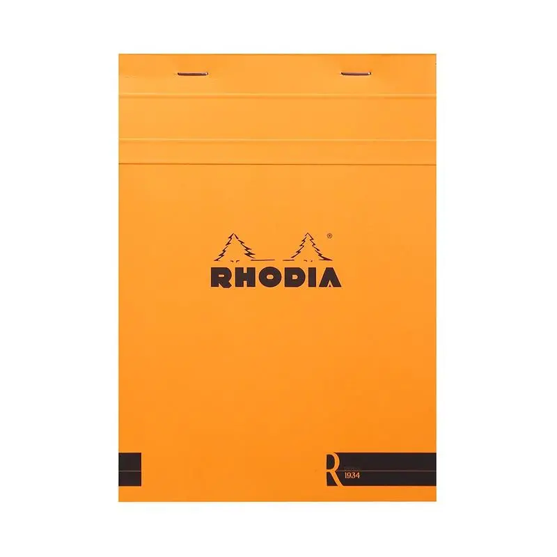 Rhodia A5 Lined Notepad – Orange Cover, 70 Sheets 1