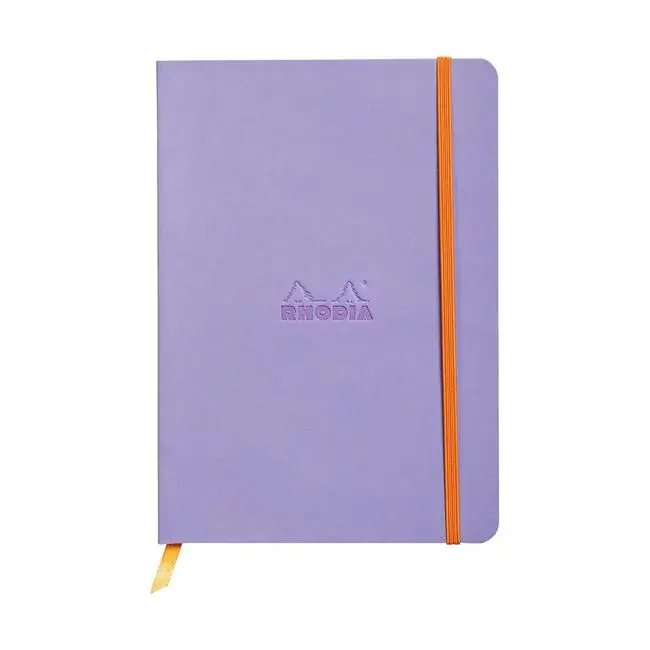 Rhodiarama A5 Softcover Dotted Notebook — Iris Blue 1