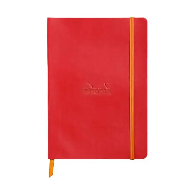 Rhodiarama A5 Softcover Dotted Notebook — Poppy 1