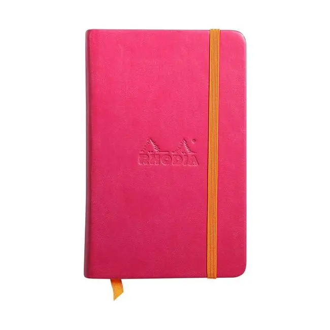 Rhodiarama Pocket Hardcover Lined Notebook — Raspberry 1