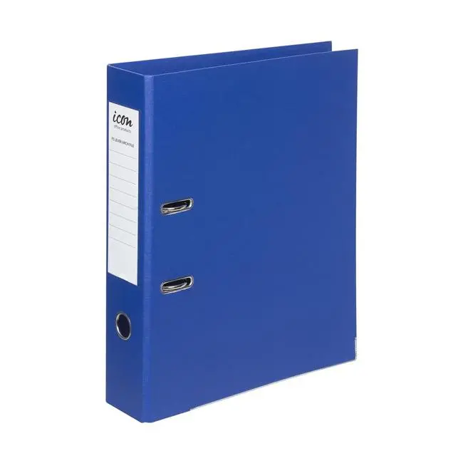 Royal Blue Linen A4 Lever Arch File – Fs Style, Heavy-Duty Design 1