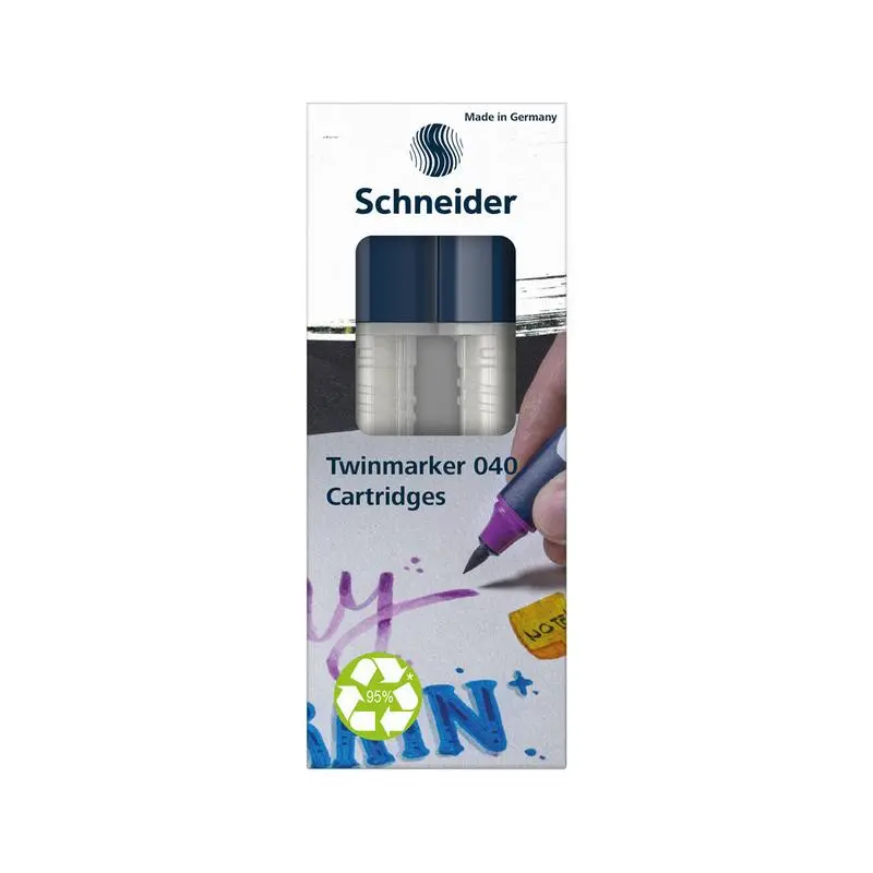 Schneider Paint-It Blender Cartridges – 0.4Mm, 2-Pack 1