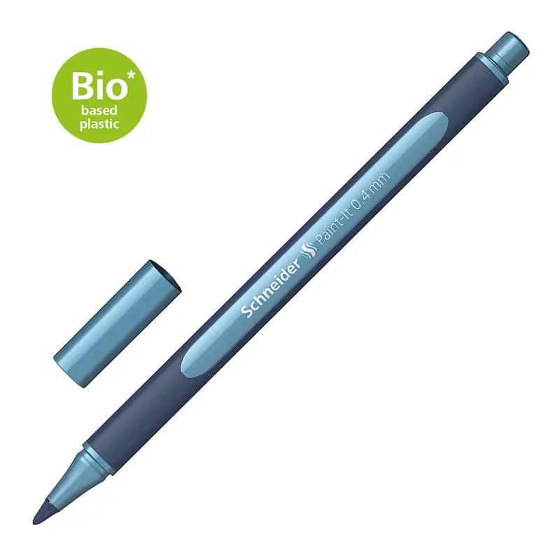 Schneider Polar Blue Metallic Rollerball Pen (0.4Mm) 1
