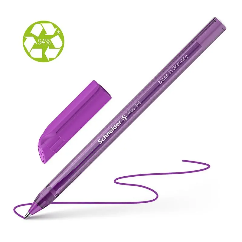 Schneider Vizz S102208 Medium Violet Ballpoint Pen 1