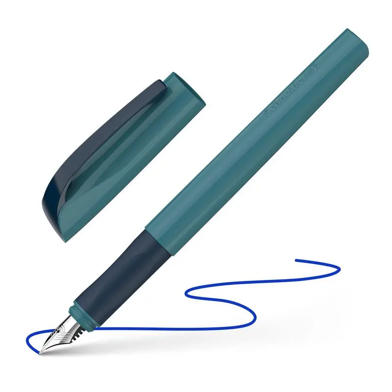 Schneider Xpect Fountain Pen – Ocean Blue Body, Medium Nib (1000511) 1