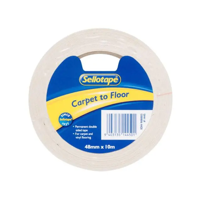 Sellotape 1445 Carpet Seam And Edge Fixing Tape – 48Mm X 10M 1