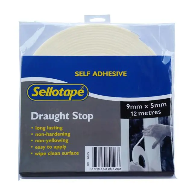 Sellotape 5500 Draft-Proofing Sealant Tape – 5Mm X 9Mm X 12M 1