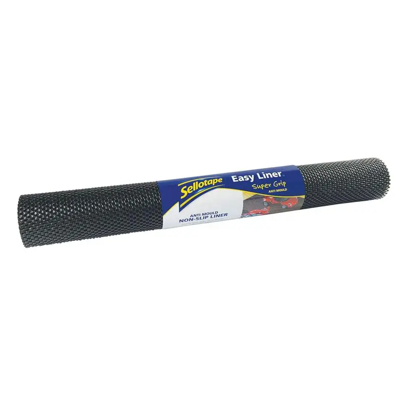 Sellotape Easy Liner Super Grip Tape – Heavy-Duty Black, 508 Mm × 18.2 M 1