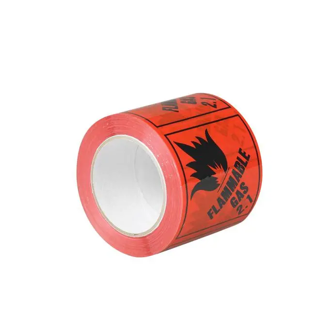 Sellotape Flame & Gas Hazard Label – 96 Mm × 100 M (Rip096L, Class 2.1) 1
