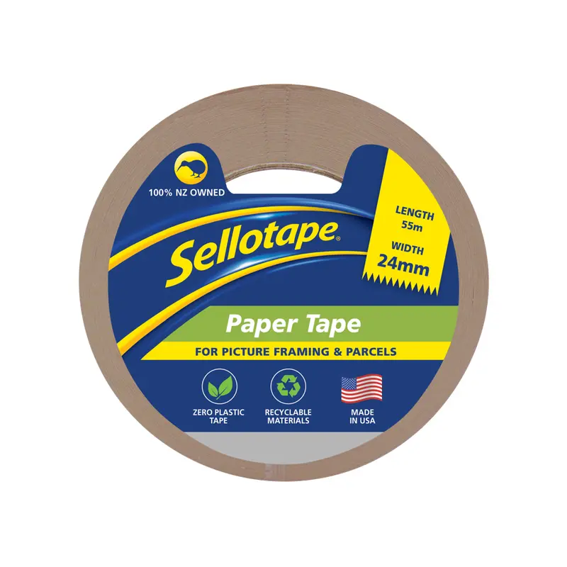Sellotape Flatback Tape 6270 – Tan, 24Mm × 55M Roll 1