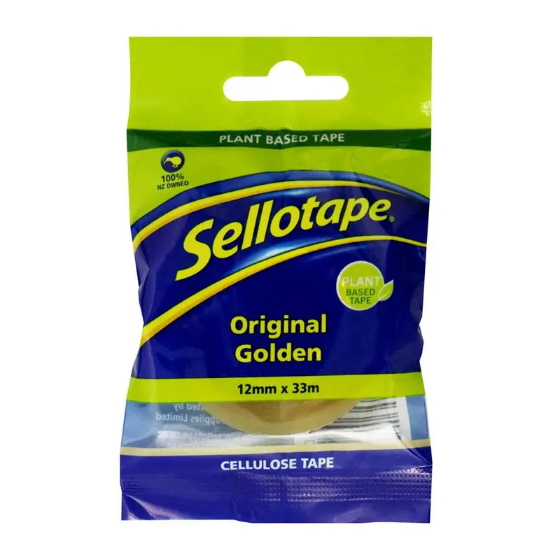 Sellotape Original Biodegradable Cellulose Tape — 12Mm × 33M 1