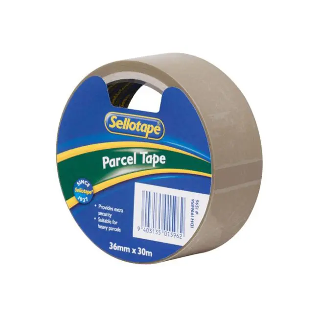 Sellotape Pp Tape 1596 – Brown, 36Mm × 30M 1