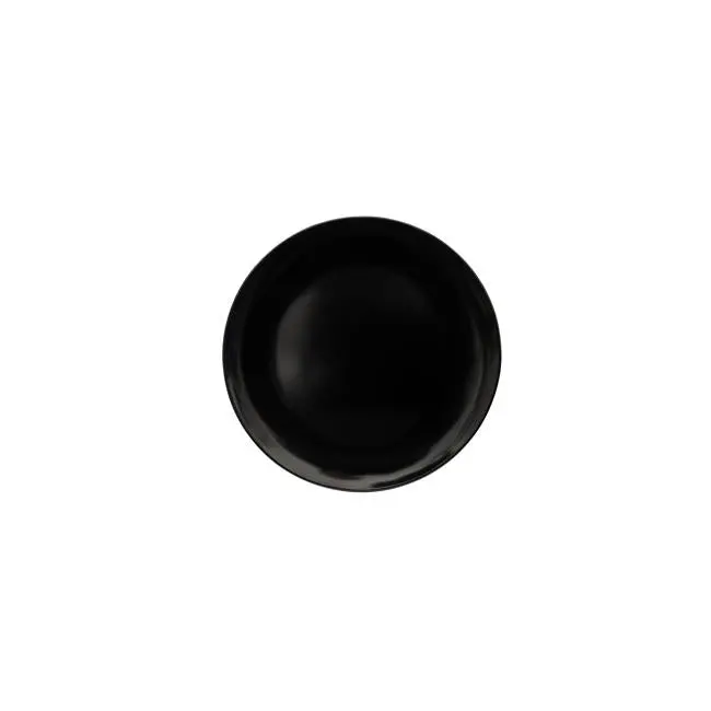 Serroni 25Cm Black Melamine Dinner Plate 1