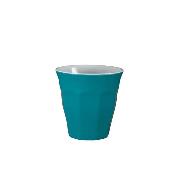 Serroni Cafe Melamine Cup – Teal Accent 1