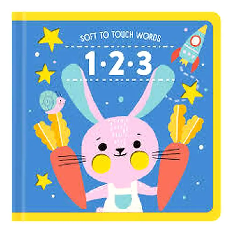 Soft To Touch Words: Learn Numbers 1–123 – Tactile Board Book By Yoyo Books 1
