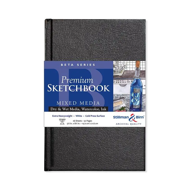 Stillman & Birn Beta Hardcover Sketchbook – 14 × 21.6 Cm, 270 Gsm Paper 1