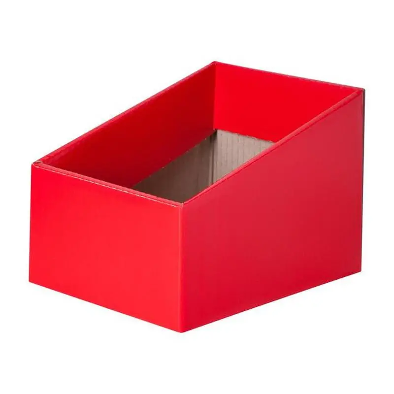 Story-Themed Red Storage Box Set – 5 Units (16.5 × 22 × 15.5 Cm) 1