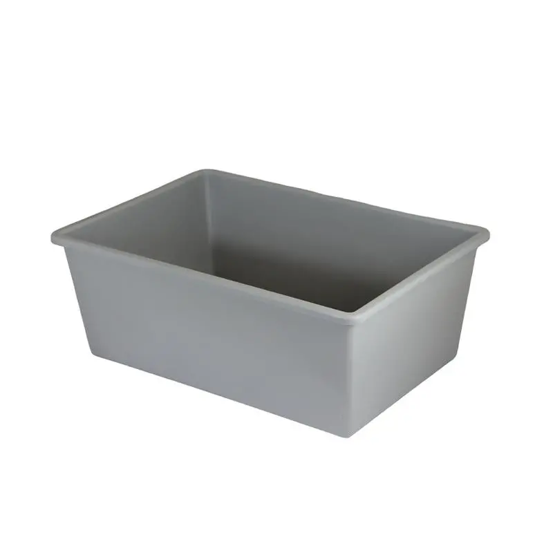 Taurus Grey Large Storage Tote Tray (398 × 274 × 150 Mm) 1
