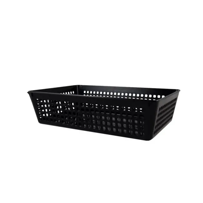 Taurus Medium Black Basket Tray 1