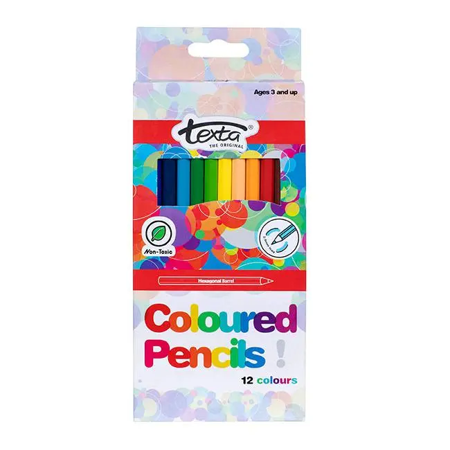 Texta 12-Pack Coloured Pencils Set 1