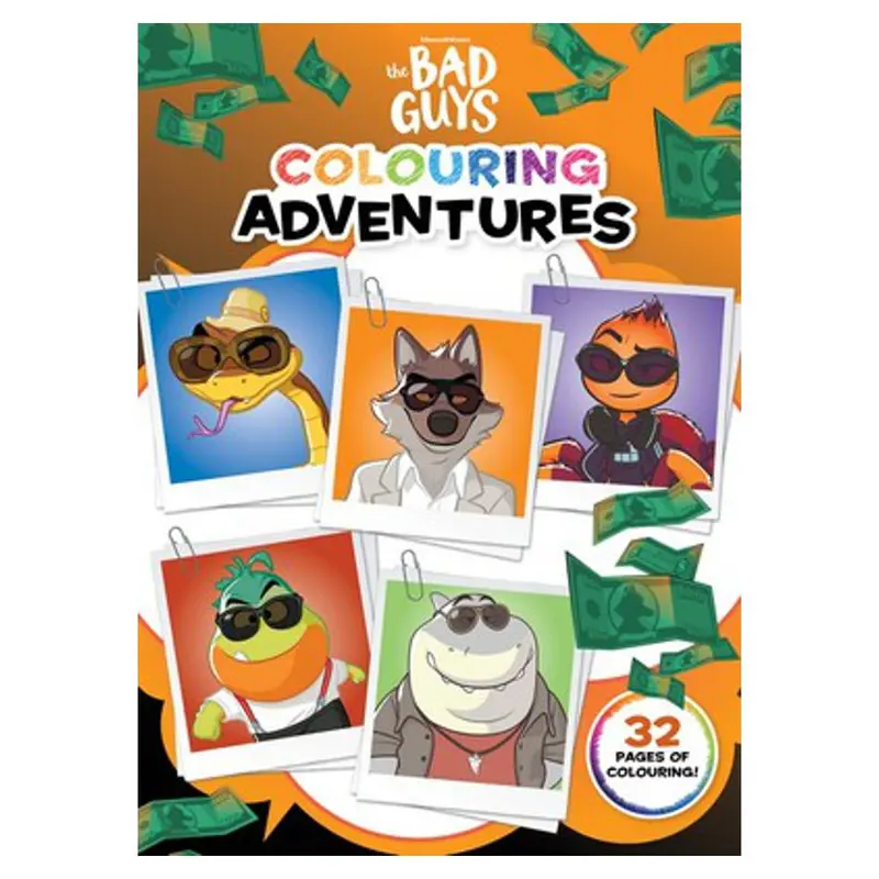 The Bad Guys: Colouring Adventures Based On Dreamworks Animation 1