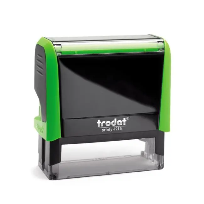 Trodat Printy 4915 Green Self-Inking Desk Stamp 1