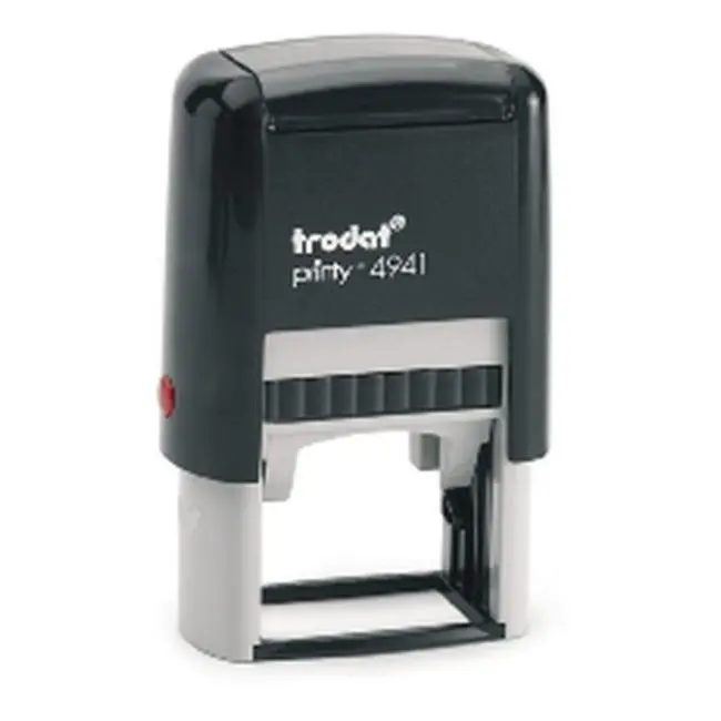 Trodat Printy 4941 Self-Inking Stamp – Crisp Black Output 1