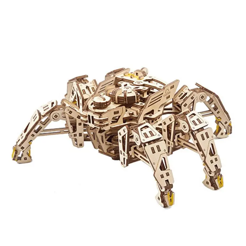 Ugears Hexapod Explorer Robotic Model Kit – Six-Legged Walking Wooden Puzzle (121294) 1