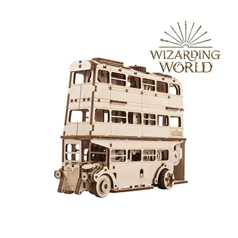 Ugears Knight Bus Mechanical Model Kit – Harry Potter Inspired Wooden Puzzle (121461) 1