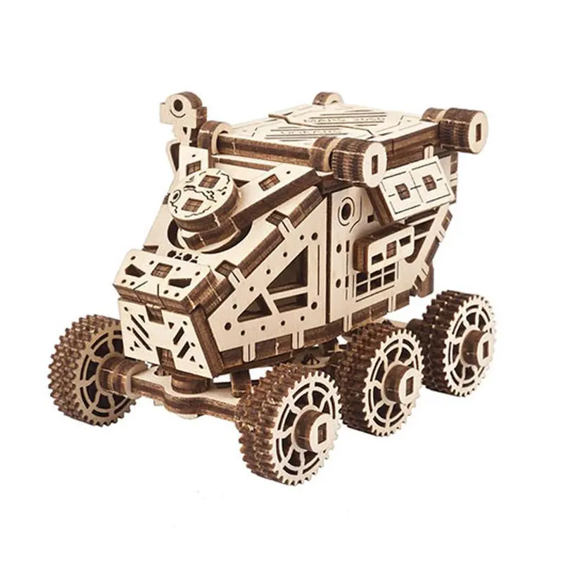 Ugears Mars Rover Stem Model Kit – Educational Space-Themed Wooden Puzzle (121416) 1