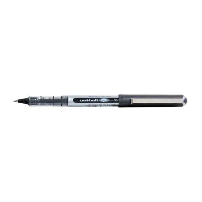 Uni-Ball Eye 1.0Mm Broad Black Gel Ink Pen With Cap (Ub-150) 1